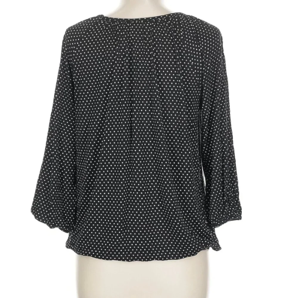 Michael Kors Women's Polka Dot Blouse Large
